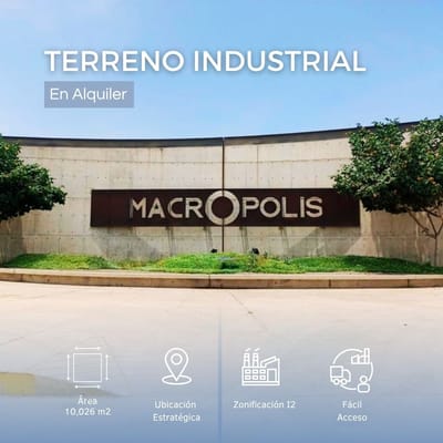 Terreno Industrial En Alquiler En Lurin