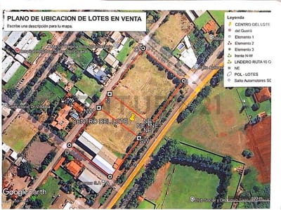 VENDO TERRENO SOBRE RUTA INTERNACIONAL EN SALTO DEL GUAIRA