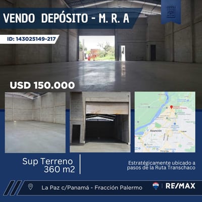 VENDO DEPOSITO EN MARIANO ROQUE ALONSO