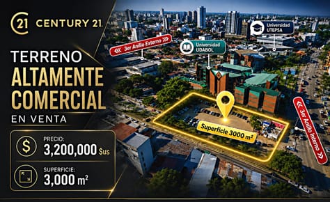 TERRENO ALTAMENTE COMERCIAL EN VENTA.