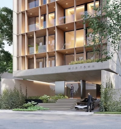EN VENTA DEPARTAMENTO-Edificio Midtown – Barrio Las Mercedes 