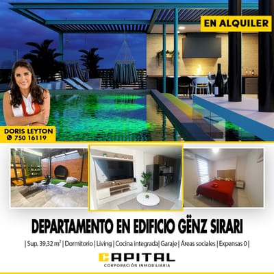 DEPTO DE 1 DORMITORIO AMOBLADO EN ALQUILER