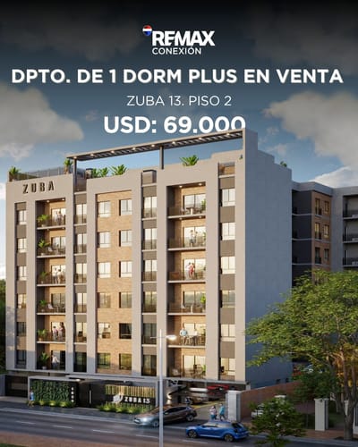  ¡DEPARTAMENTO TOTALMENTE AMOBLADO EN ZUBA 13