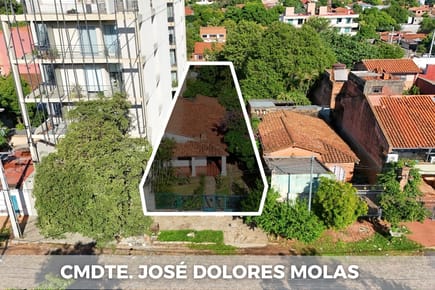 Vendo terreno con casa 