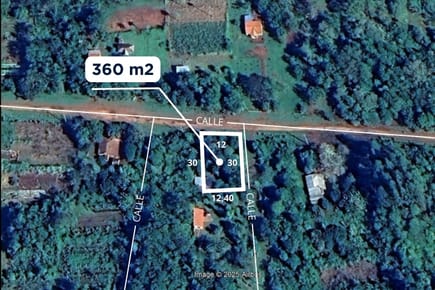 TERRENO EN ESQUINA EN ITACURUBI DE LA CORDILLERA EN VENTA