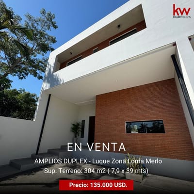 En Venta Amplios Duplex - Luque Zona Loma Merlo 