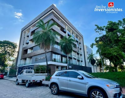 DEPARTAMENTO EN ALQUILER CON PARQUEO EN CONDOMINIO DE LUJO