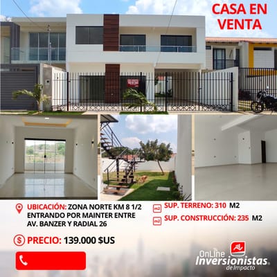 CASA EN VENTA + TIENDAS COMERCIALES 
