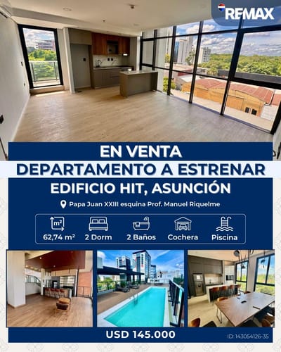 Dpto - Venta - Las Lomas (carmelitas), Asunción.