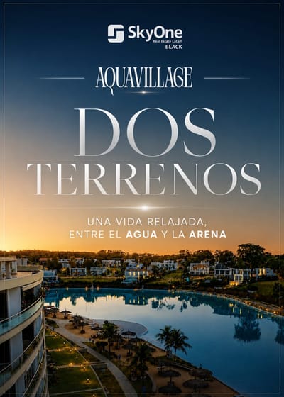 EN VENTA TERRENO DE 714 M2 EN AQUAVILLAGE 