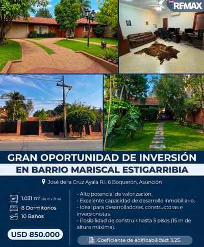 VENDO CASA EN ASUNCIÓN mariscal edti