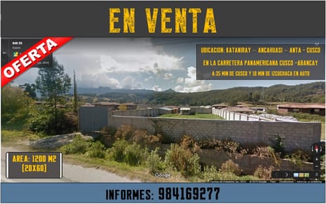 Venta de terreno