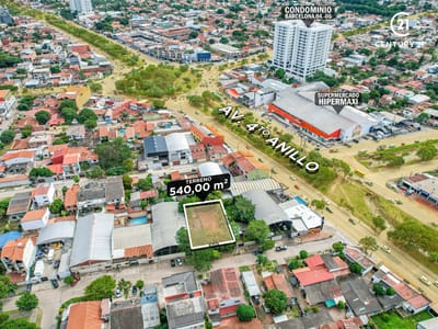 Terreno En Venta A Pasos Del 4to Anillo Y Radial 26 