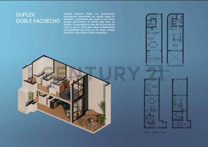 VENDO DPTO EN EDIFICIO DOBLE PACHECO - TIPOLOGIA DUPLEX