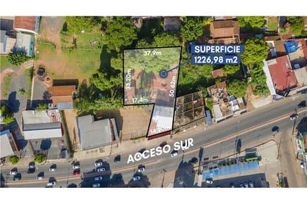 Local comercial más terreno venta Ñemby 