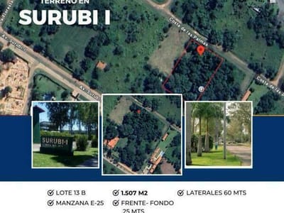 TERRENO EN SURUBI.I