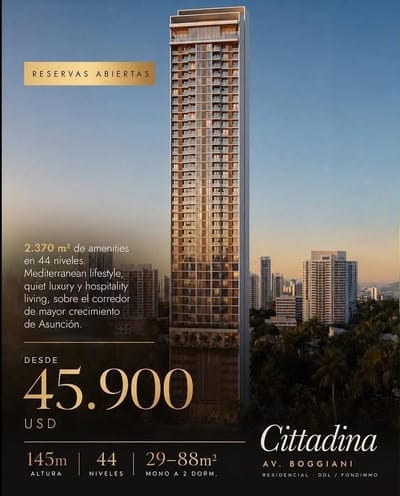 ZONA BOGGIANI EN VENTA DEPARTAMENTOS EN POZO DESDE 45.900USD