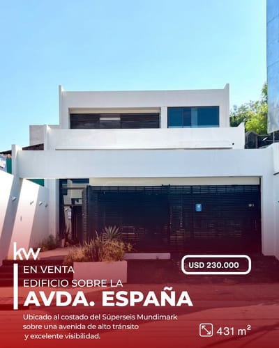 EN VENTA EDIFICIO SOBRE LA AVDA. ESPAÑA