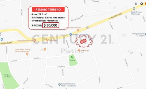 Remato Terreno Residencial en La Floresta - Centro de Chaclacayo