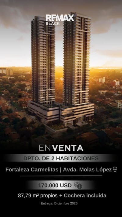 DPTO. DE 2 HABITACIONES EN LAS LOMAS - CARMELITAS