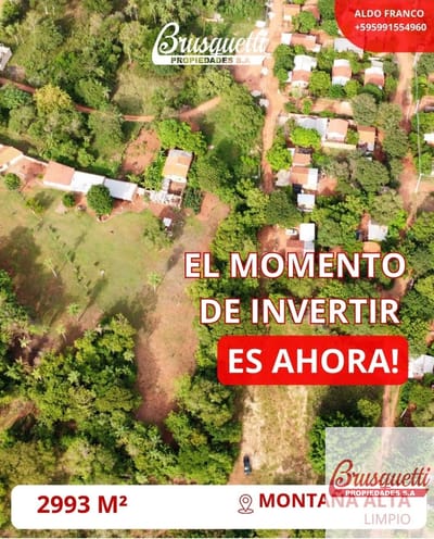 Terreno en venta de 2993m2 ubicado en Limpio