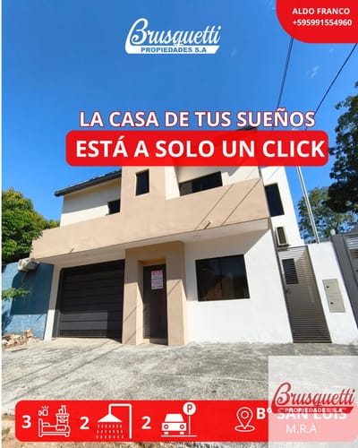 Casa en venta c/ cochera en Mariano Roque Alonso