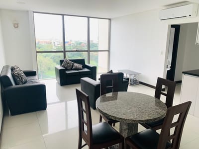 AMPLIO Y LUJOSO DEPARTAMENTO AMOBLADO EN ALQUILER AV. LA SALLE 