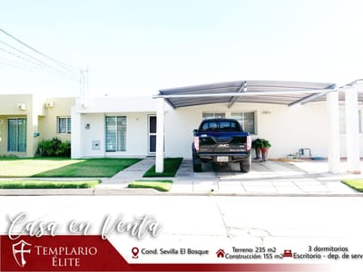 Amplia casa en venta en condominio sevilla el bosque 
