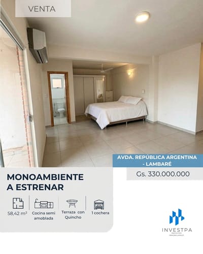  MONOAMBIENTE  A ESTRENAR 