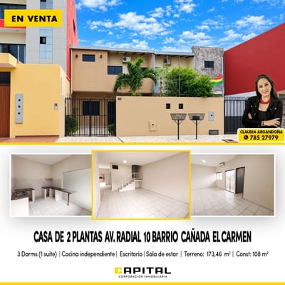 VENDO CASA RADIAL 10 ZONA SUR