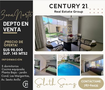 Lindo departamento amoblado en venta
