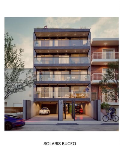 VENTA APARTAMENTOS 2 DORM.  y 1 DORM.EN BUCEO OCUPACIÓN AGOSTO 2026 !!!