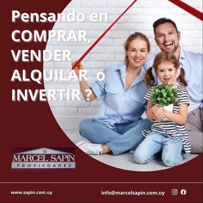 CASAS Y APARTAMENTOS PARA LA VENTA O ALQUILER MARCEL SAPIN