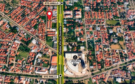 Terreno en venta entre 5to y 6to anillo Doble Vía La Guardia