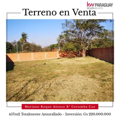 TERRENO AMURALLADO EN MARIANO ROQUE ALONSO