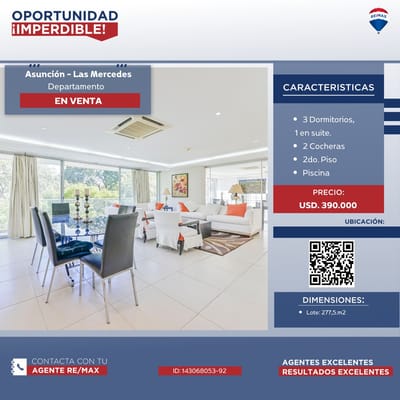 DEPARTAMENTO VENTA LAS MERCEDES