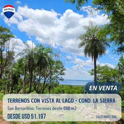 Tu terreno con vista al lago 