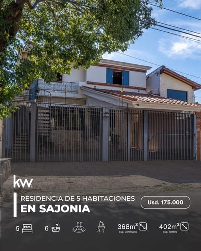 Vendo Residencia En Sajonia