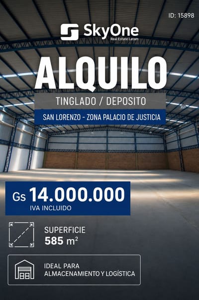 ALQUILO DEPÓSITO / TINGLADO / GALPÓN 