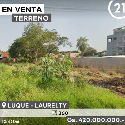 En venta terreno en Luque - Laurelty 