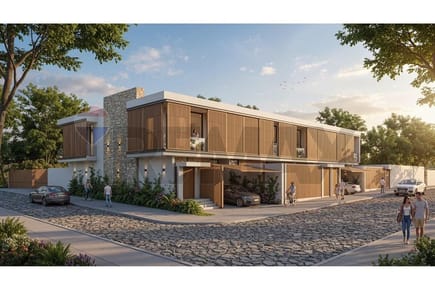 MODERNA CASA PAREADA RESIDENCIAL - B. SAN JORGE