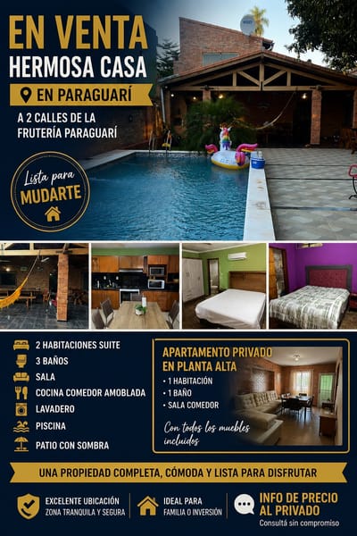 HERMOSA CASA EN PARAGUARI