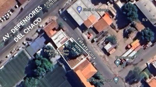 Terreno 228 m² en Fernando de la Mora