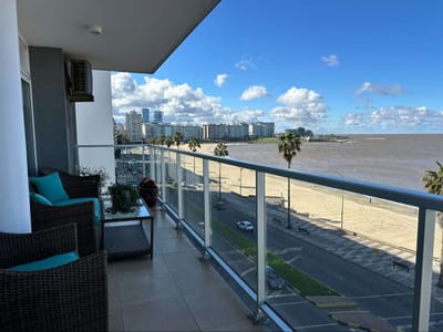 venta apartamento 3 dormitorios garage pocitos vista rambla