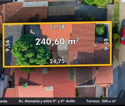 CASA EN VENTA A PRECIO DE TERRENO, EN AV. ALEMANA
