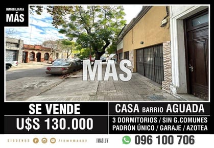 Casa Venta La Comercial Montevideo iMas.uy R