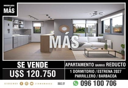 Apartamento Venta Reducto Montevideo iMas.uy - R*