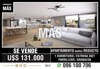 Apartamento Venta Reducto Montevideo iMas.uy - R*