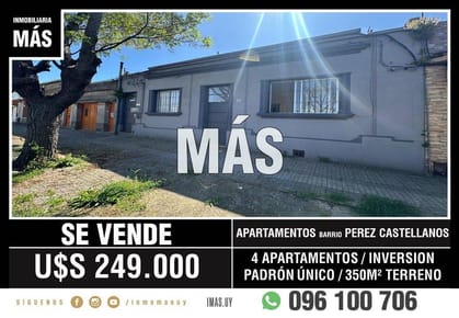 Casas Venta Perez Castellanos Montevideo iMas.uy - R*