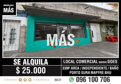 Alquiler Local Comercial Goes iMas.uy R*